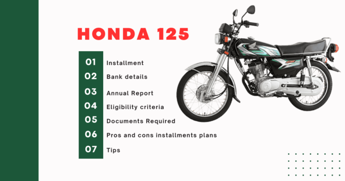 Honda 125 Installment Plan Eligibility Criteria, Documents Required, and More and act as a 100 % unique contant